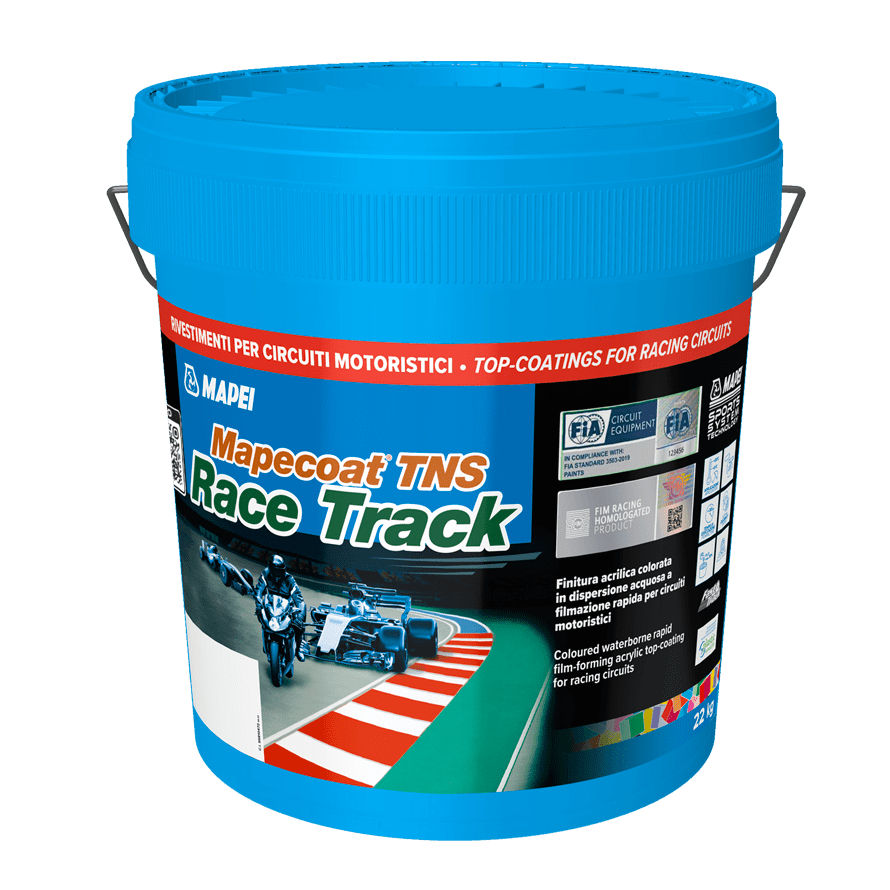 Vopsea acrilica de marcaj cu uscare rapida, pentru beton si asfalt Mapecoat TNS Race Track