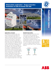 Intreruptor, disjunctor, intreruptor diferential ABB pentru protectie echipamente fotovoltaice<br>supratensiune celule invertor DC - prezentare generala