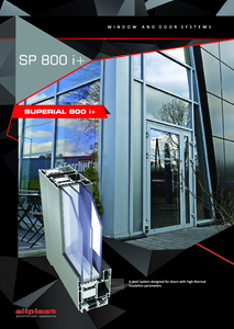 Sisteme de usi si ferestre Superial 800 i+ - prezentare detaliata