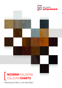 Paleta de culori - Efect de culoare a lemnului Aliplast Wood Color Effect - prezentare generala