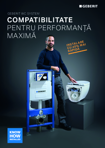 Brosura Geberit WC System - prezentare generala