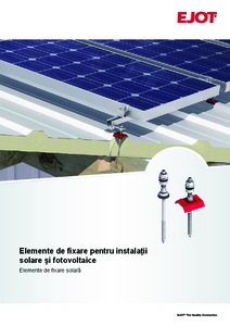 Fixarea sistemelor solare si fotovoltaice pe acoperisuri cu elemente EJOT® - prezentare detaliata