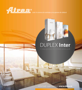 Unitati de ventilatie descentralizata cu recuperarea caldurii DUPLEX Inter 850 - prezentare generala