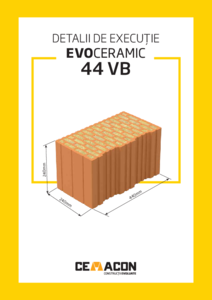 Bloc ceramic cu vata bazaltica integrata EC 1/2 44 VB - ghid de executie