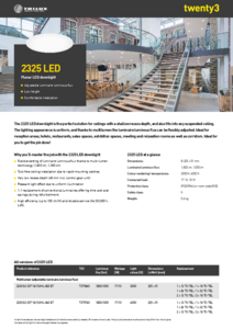 Corp de iluminat Trilux twenty3 2325 LED - prezentare detaliata