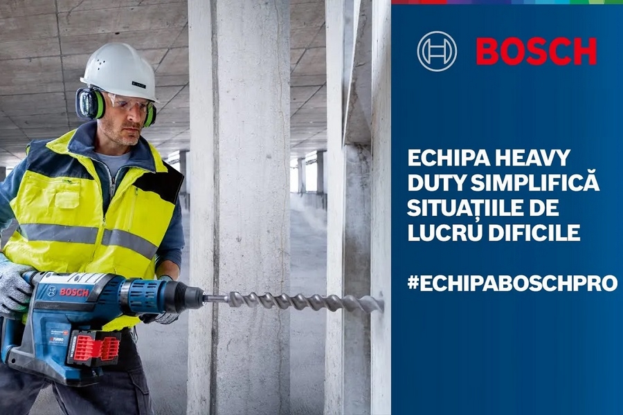 Echipa Bosch Heavy Duty simplifica situatiile de lucru dificile