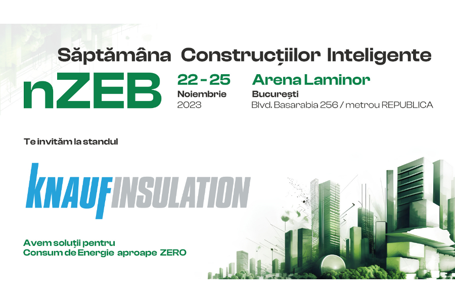 Knauf Insulation Romania anunta participarea la Saptamana nZEB Bucuresti