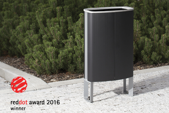 Cosul de gunoi Minium de la mmcité a primit premiul Red Dot 2016