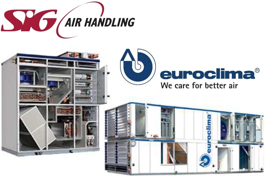 SIG Air Handling este distribuitor exclusiv pentru Romania, al centralelor de tratare a aerului Euroclima