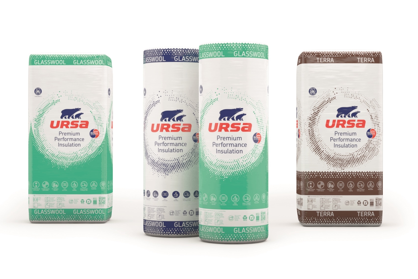 "URSA goes green" pentru a sublinia cat este de important sa alegem intotdeauna materiale termoizolante cat mai bune