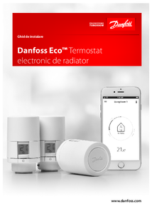 Termostat de radiator Danfoss ECO pentru control independent
<BR>Ghid de instalare - instructiuni de montaj