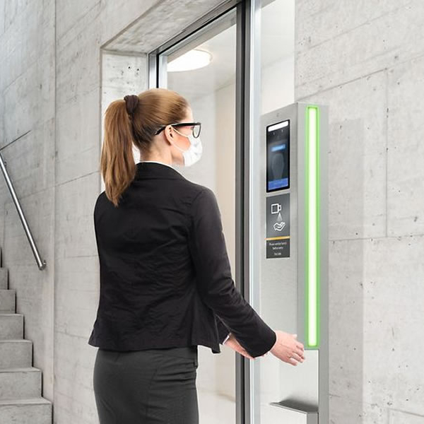 Sistem modular Safe Checkpoint Tower pentru intrare sigura si igienica