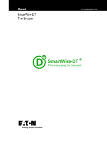 Intreruptor automat electronic Eaton PKE pentru protectia motorului - SmartWire-DT - Sistemul - instructiuni de montaj
