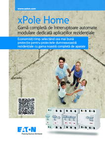 Intreruptor automat Eaton xPole Home HLN MCB - prezentare generala