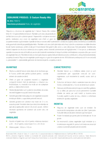 Rulou de vegetatie E-Sedum Ready-Mix - fisa tehnica