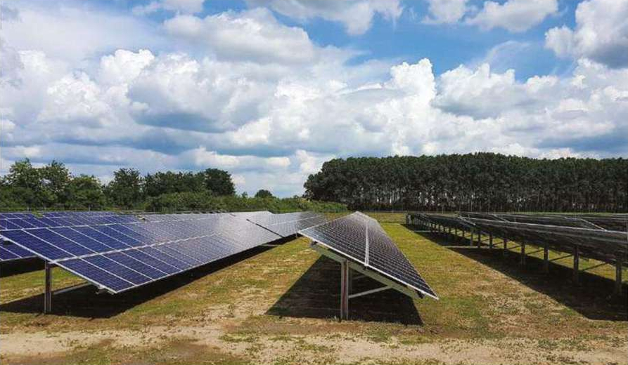 Sistem de montaj pentru panouri fotovoltaice cu instalare la sol Eco
