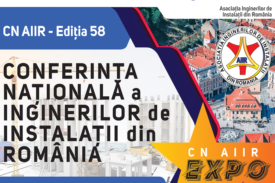 CNAIIR - Conferinta Nationala a Inginerilor de Instalatii din Romania 2023 - Editia 58