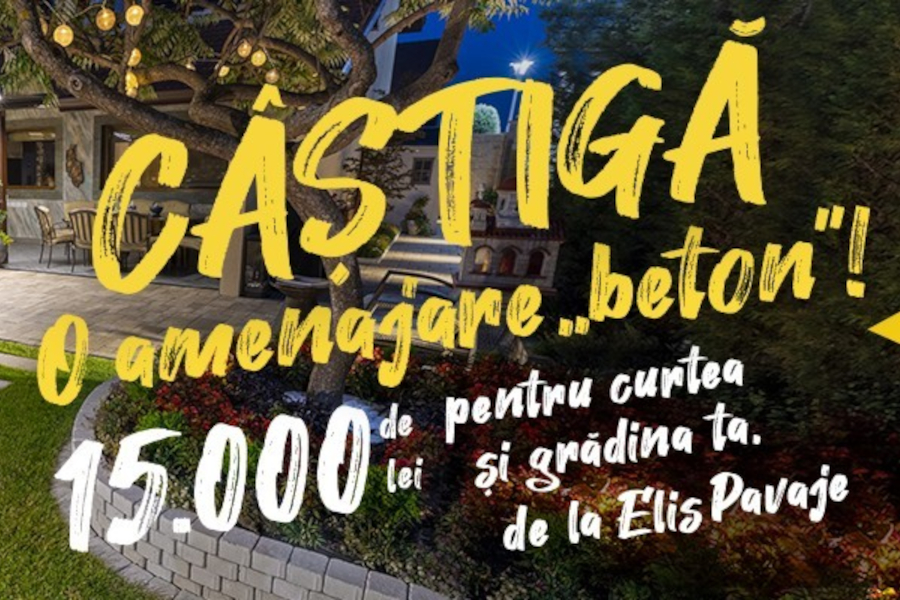 ”Castiga o amenajare ”beton”! 15.000 de lei pentru curtea si gradina ta” de la Elis Pavaje