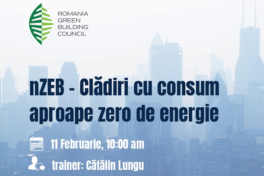 Curs Online: nZEB - Cladiri cu consum aproape zero de energie