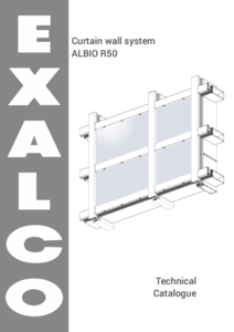 Sistem de perete cortina Exalco Albio R50 - prezentare detaliata