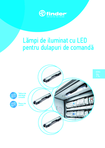 Finder Seria 7L - Lampi de iluminat cu LED pentru dulapuri de comanda - prezentare detaliata