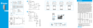 Finder Seria 7S - Relee modulare cu contacte ghidate fortat - instructiuni de montaj