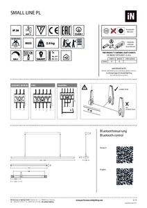 Corp de iluminat LED suspendat pentru interior SMALL LINE PL - instructiuni de montaj