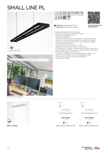 Corp de iluminat LED suspendat pentru interior SMALL LINE PL<br>(Catalog general 2024-2025, pag 102-133) - prezentare detaliata
