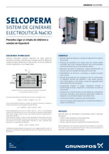 Grundfos Selcoperm - Sistem de generare electrolitica NaClO - prezentare detaliata