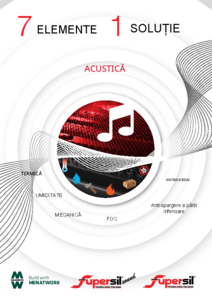 Izolatie acustica BiFire® Supersil® Sound - prezentare detaliata