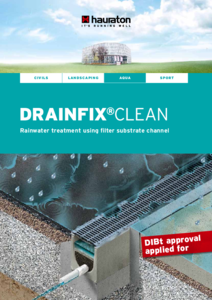 Rigola de dreanj cu substrat filtrant Drainfix Clean - prezentare detaliata