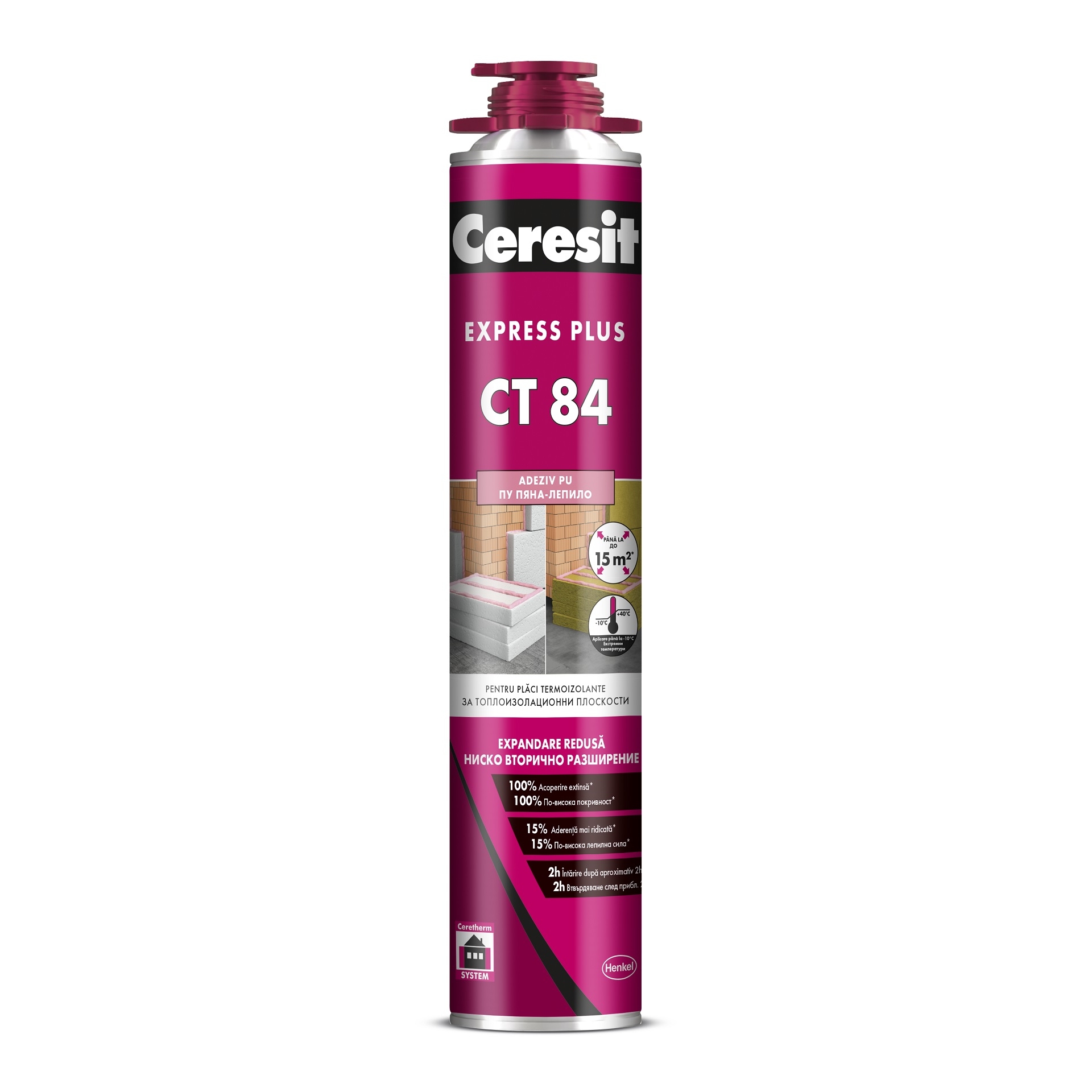 Ceresit CT 84 Express Plus - Adeziv poliuretanic pentru placi termoizolante