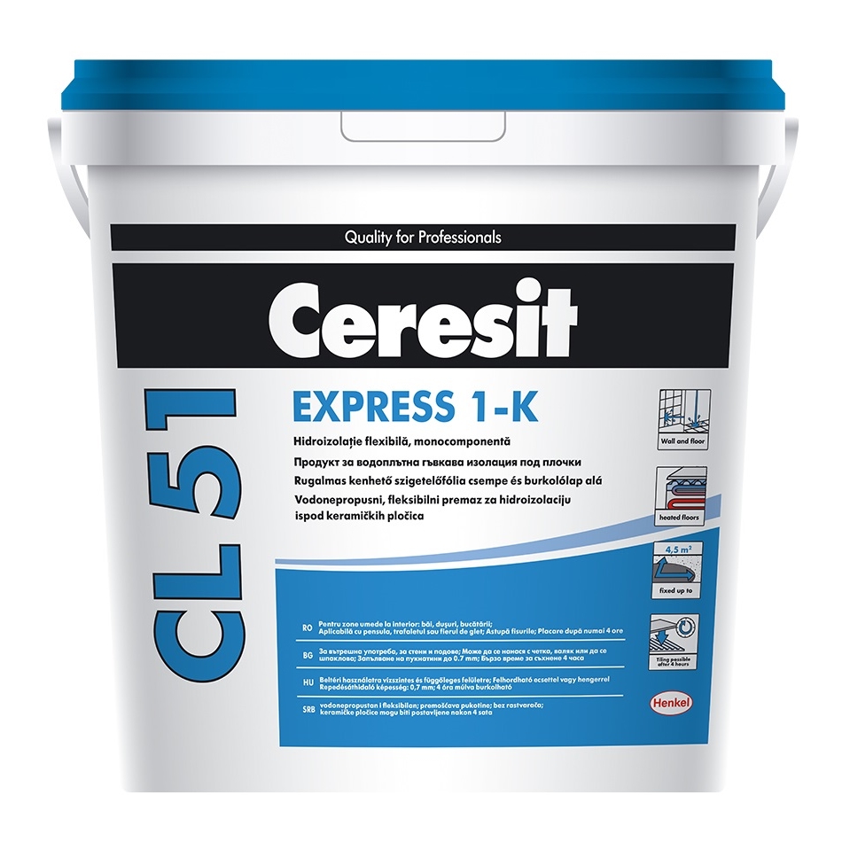 Ceresit CL 51 EXPRESS 1-K - Folie flexibila de hidroizolatie