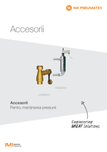 Stabilizarea presiunii pentru apa potabila Aquapresso - Accesorii - fisa tehnica
