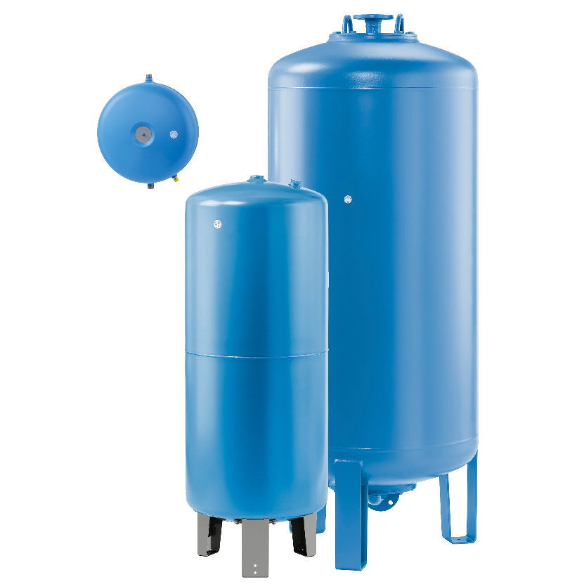 Vase de expansiune cu perna de aer fixa pentru apa potabila: Aquapresso AD/ADF, AG/AGF, AU/AUF