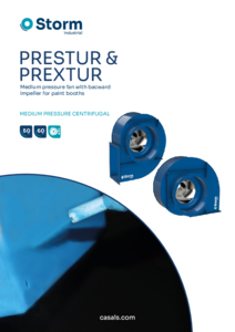 Ventilator centrifugal industrial Storm Prestur - Prextur - prezentare generala