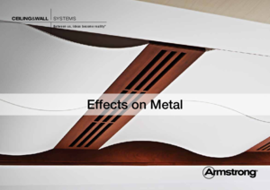 Efecte de culoare pe placile metalice Armstrong - prezentare detaliata