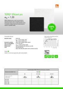 Sistem de plafon AMF Topiq® Efficient pro - fisa tehnica