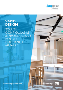 Plafoane metalice KCS Vario Design - prezentare detaliata