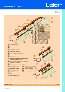 Desene de detaliu - sisteme de acoperis Leier - prezentare detaliata