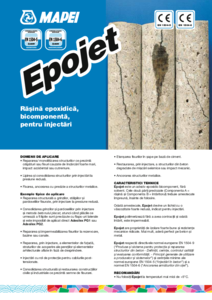 Rasina epoxidica Epojet - prezentare detaliata