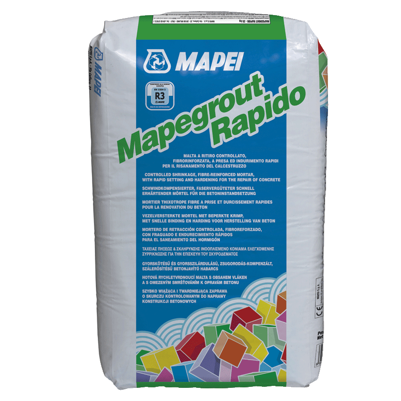 Mortar monocomponent Mapegrout Rapido