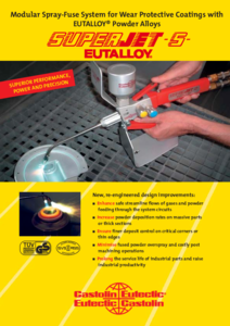 Echipament modular de metalizare termica oxy-gaz SuperJet Eutalloy - prezentare detaliata