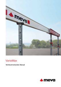 Sistem de pop de sustinere integrat in suport MEVA VarioMax - instructiuni de montaj