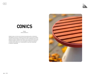 Colectie de mobilier de exterior mmcité Conics - prezentare generala