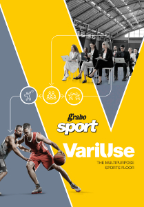 VariUse multipurpose sports floor 2021 EN - prezentare generala
