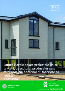 Noul catalog James Hardie: Fatade versatile in texturi naturale, rezistente la foc Hardie® Plank si Hardie® VL Plank  - prezentare generala