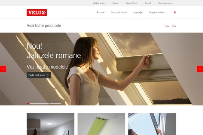 Noul website velux.ro a fost lansat!