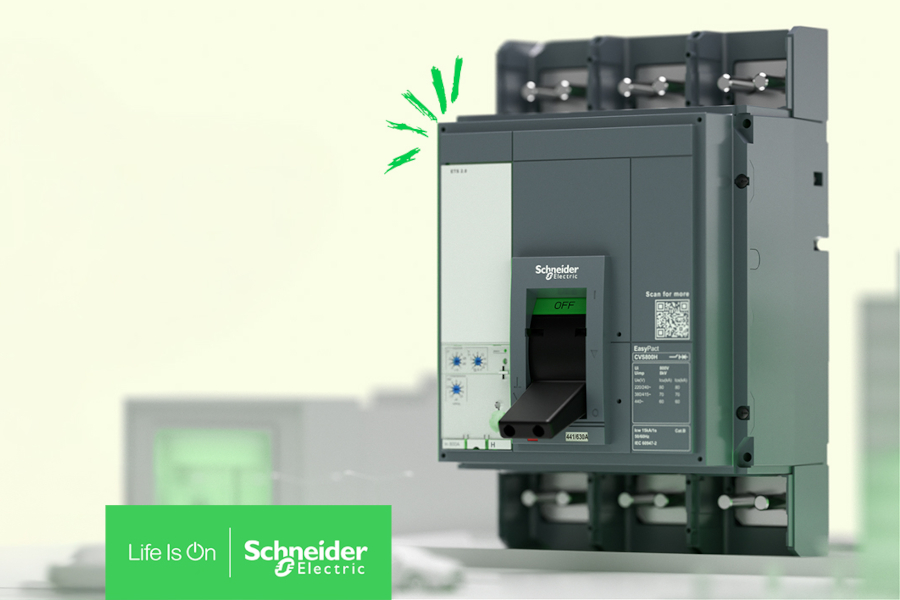 EasyPact CVS 800–1600A – noua gama de intreruptoare automate in carcasa turnata (MCCB) de la Schneider Electric