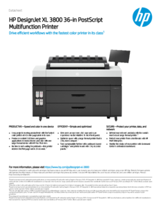 Imprimanta multifunctionala HP DesignJet XL 3800 - prezentare generala